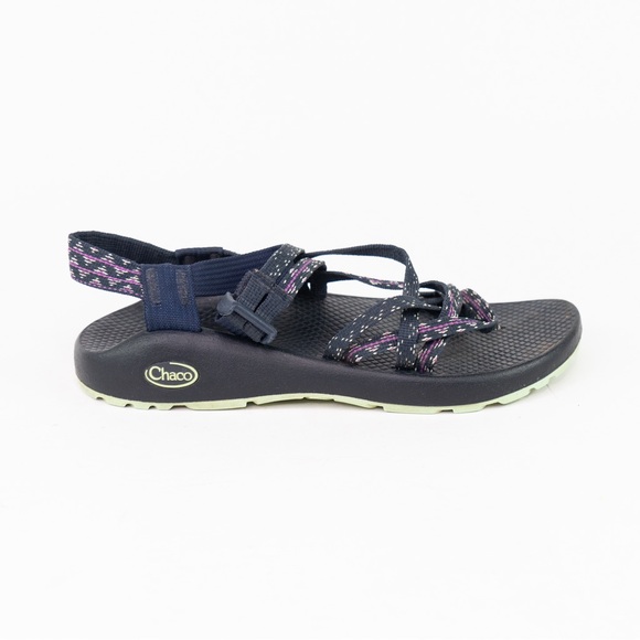 Chaco ZX2 Classic Strappy Water Shoes Sandals York Eclipse Purple Navy Womens 8 - Picture 5 of 12